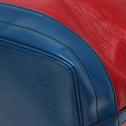 Louis Vuitton Epi Noe Shoulder Bag Bicolor Red Blue M 44084 Lv Auth