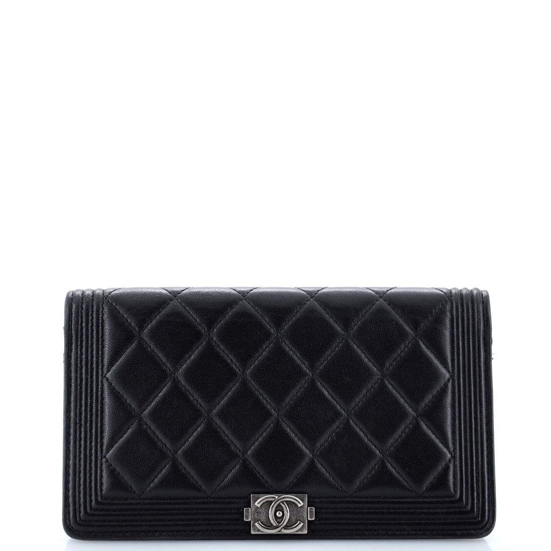 Chanel Boy Wallet On Chain Quilted Lambskin
