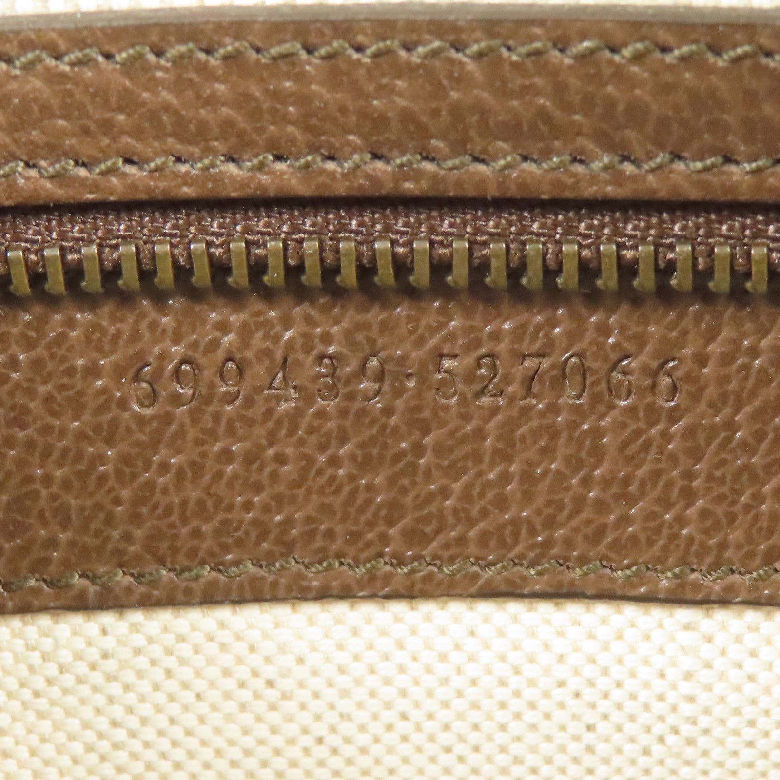 Gucci Painted Canvas Ophidia Gold Shoulder Bag Brown Gg Canvas 699439