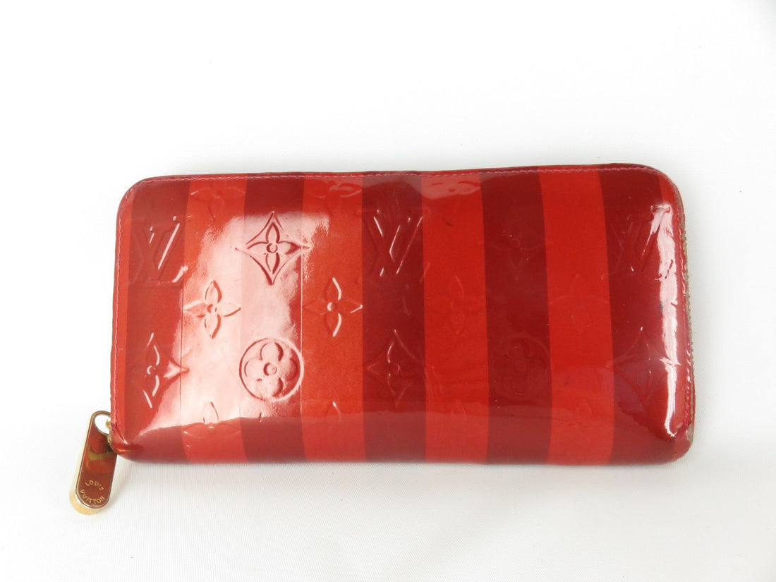 Louis Vuitton Zippy Wallet, Monogram Vernis Rayures