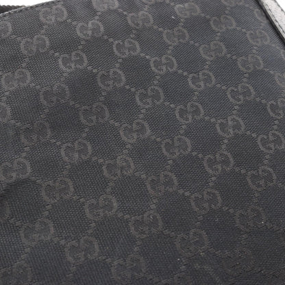 Gucci Gg Canvas Shoulder Bag Black Canvas 122793