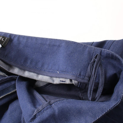 Chanel Blue Denim Pants Cotton P 24442v 15076