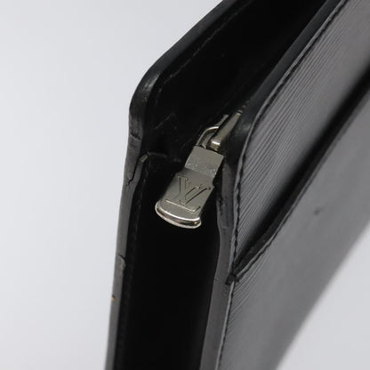 Louis Vuitton Epi Pochette Homme Clutch Bag Black Noir M 52522 Lv Auth
