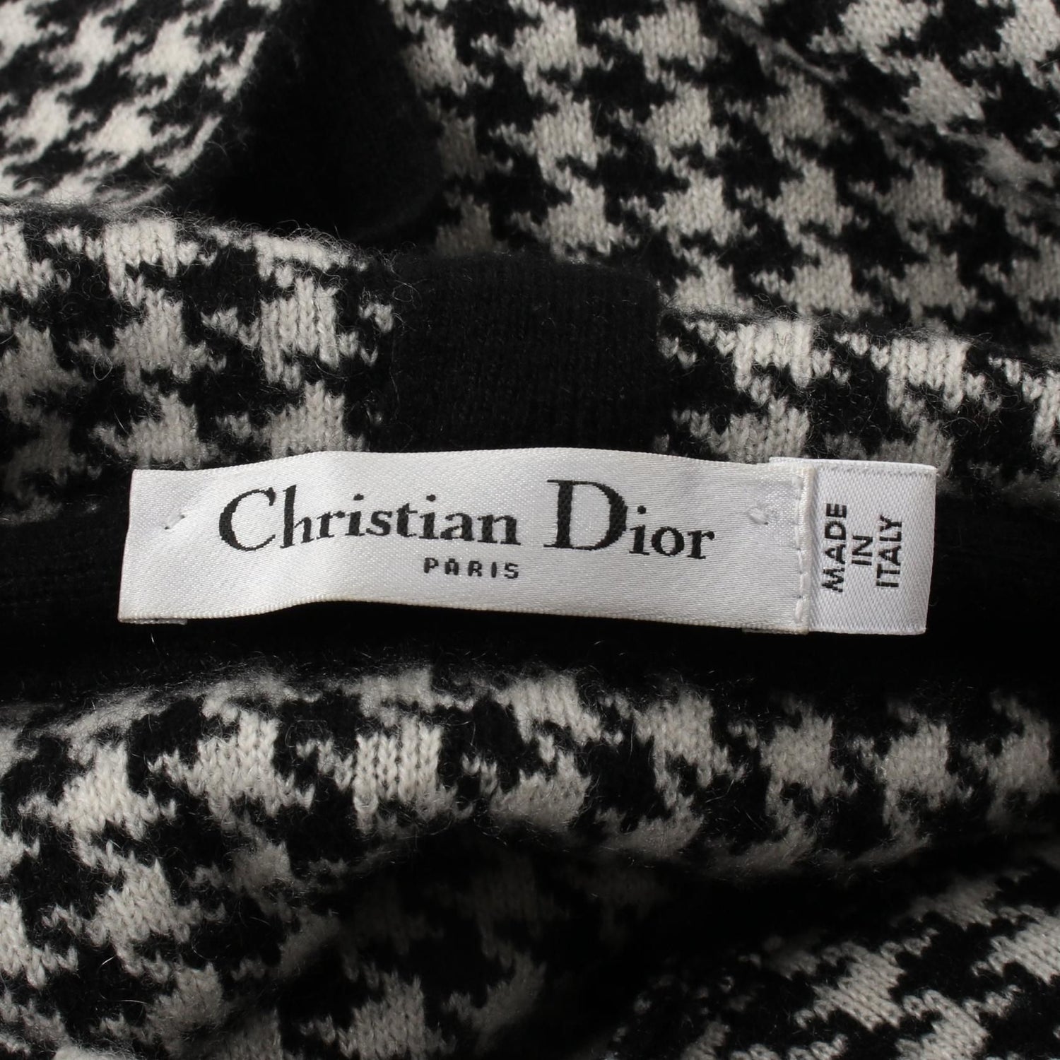 Dior Hoodie Black White Cashmere 014s 92am 035