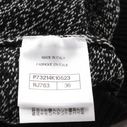 Chanel Black White No.5 Knit Cashmere P 73214