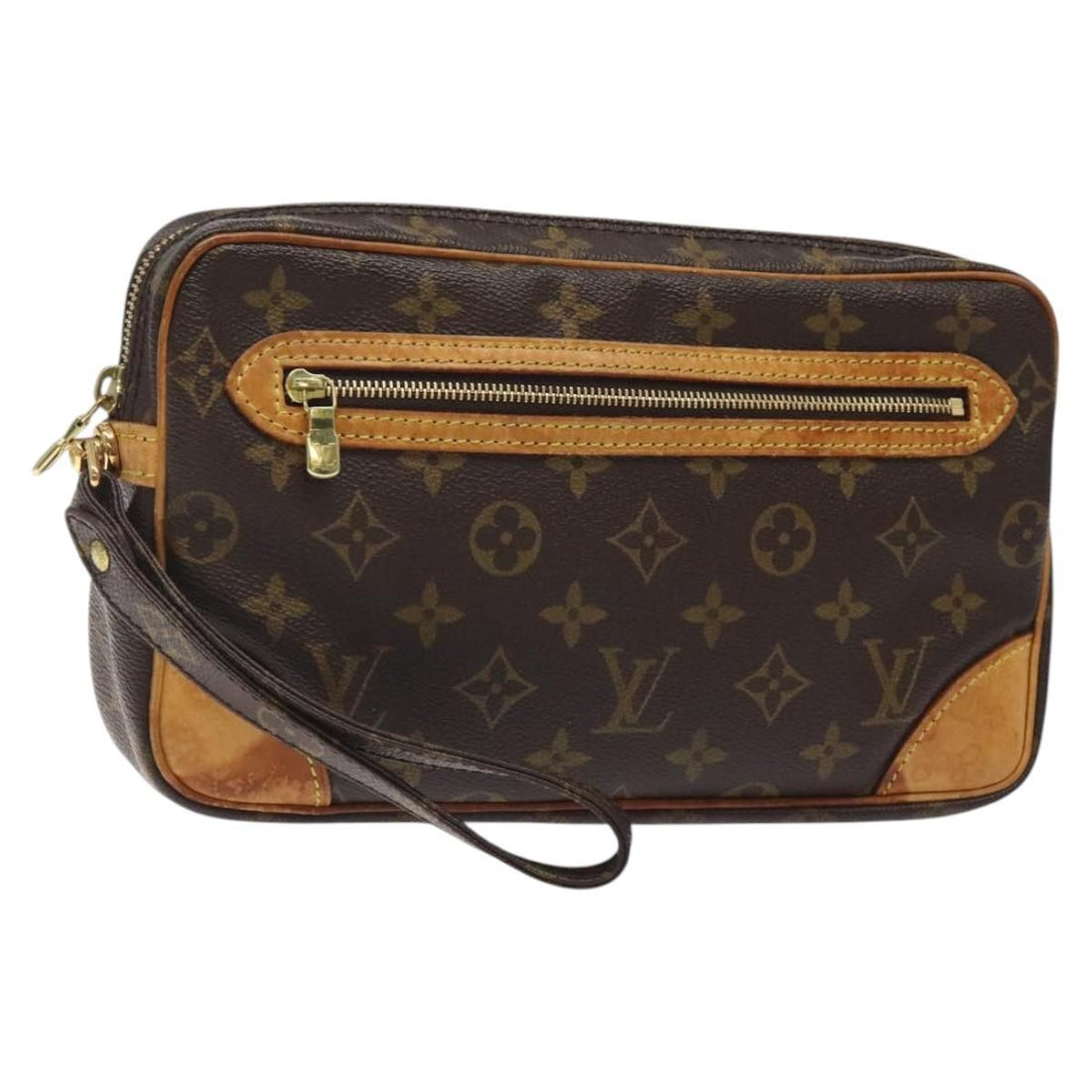 Louis Vuitton Monogram Marly Dragonne Gm Clutch Bag M 51825 Lv Auth