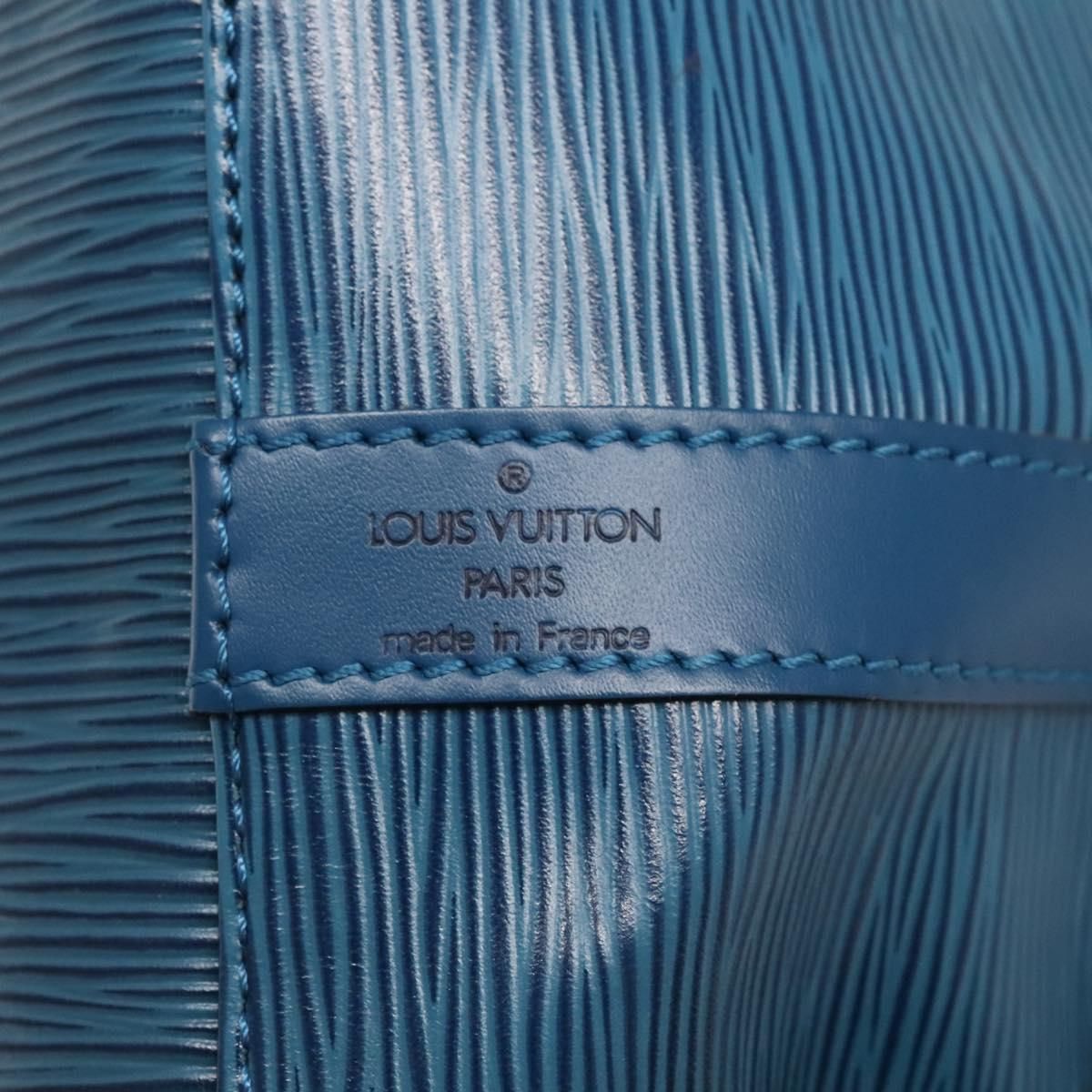 Louis Vuitton Epi Petit Noe Shoulder Bag Blue M 44105 Lv Auth
