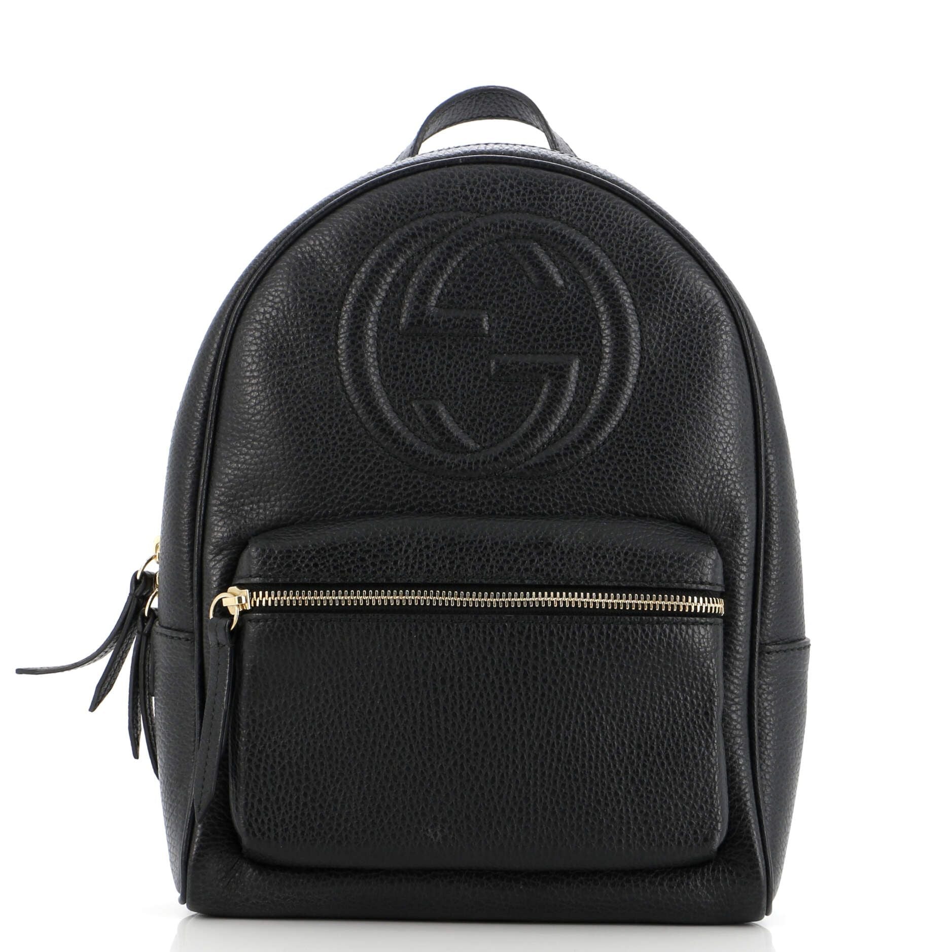 Gucci Soho Chain Backpack Leather