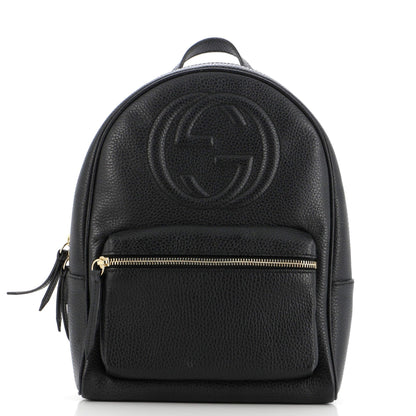 Gucci Soho Chain Backpack Leather
