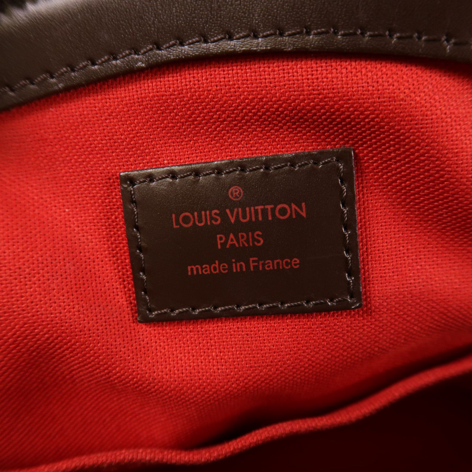 Louis Vuitton [special] [offer] Damier Verona Pm Gold Buckle Shoulder Bag Brown Ebene Brown Shoulder Bag N 41117