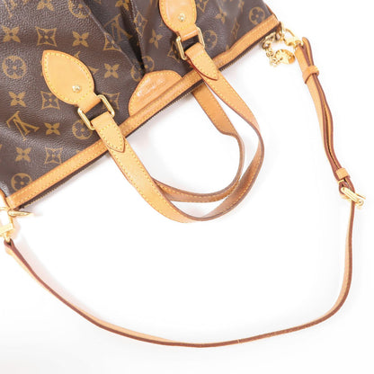 Louis Vuitton Monogram Palermo Pm Gold Hand-handed Bag For Shoulders And Backs Brown 2way Shoulder Bag M 40145