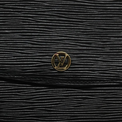 Louis Vuitton Epi Montaigne 27 Clutch Bag Black M 52652 Lv Auth