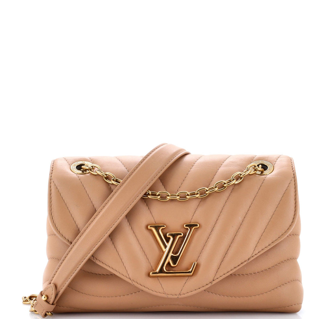 Louis Vuitton New Wave Chain Bag Nm Quilted Leather Mm