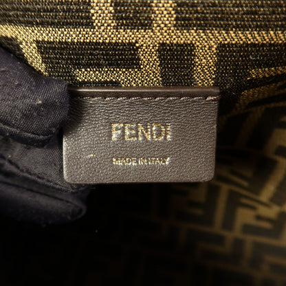 Fendi Cowhide Leather First Medium Golden Shoulder Bag Black Calfskin (cowhide) 8bp 127
