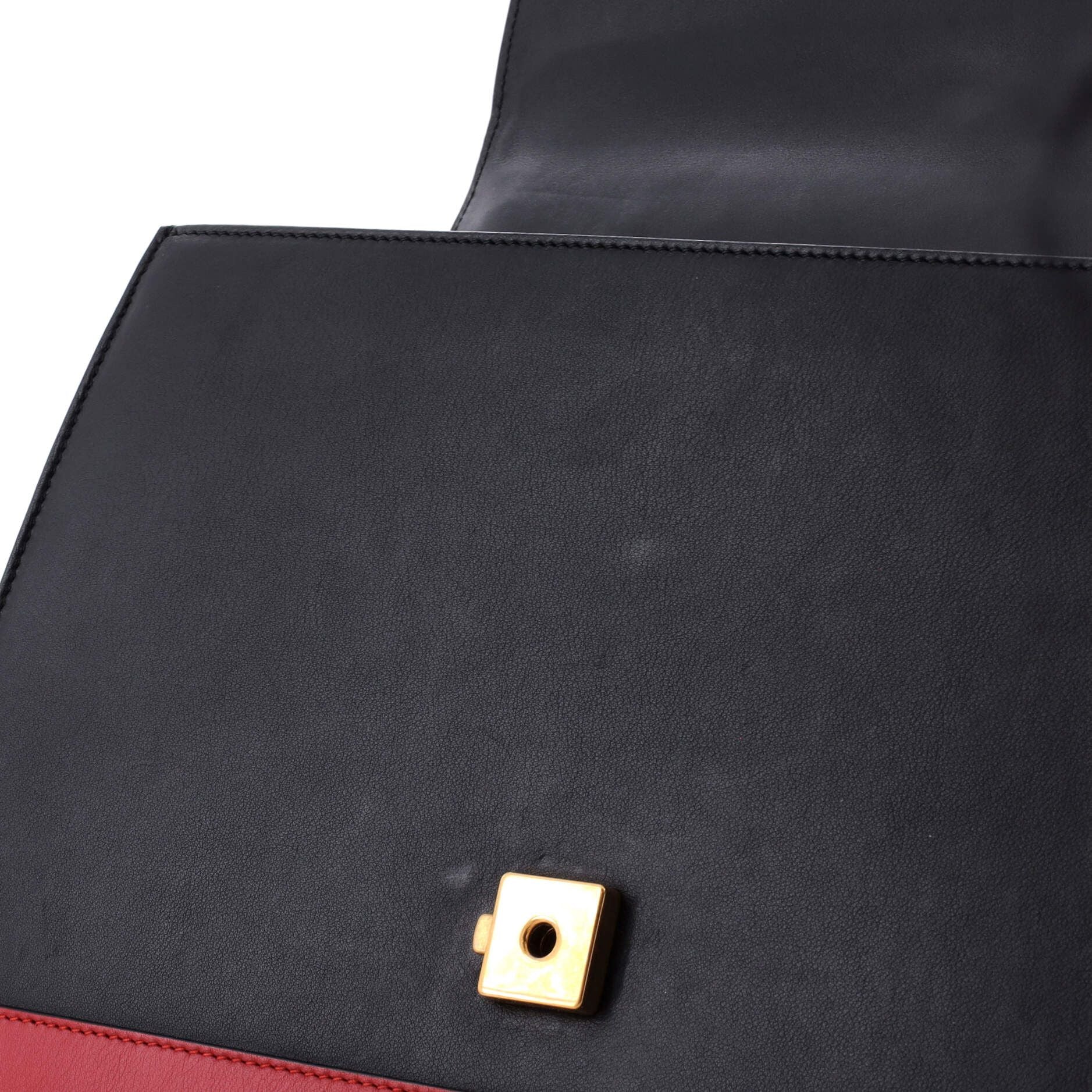 Gucci Dionysus Bamboo Top Handle Bag Colorblock Leather Large