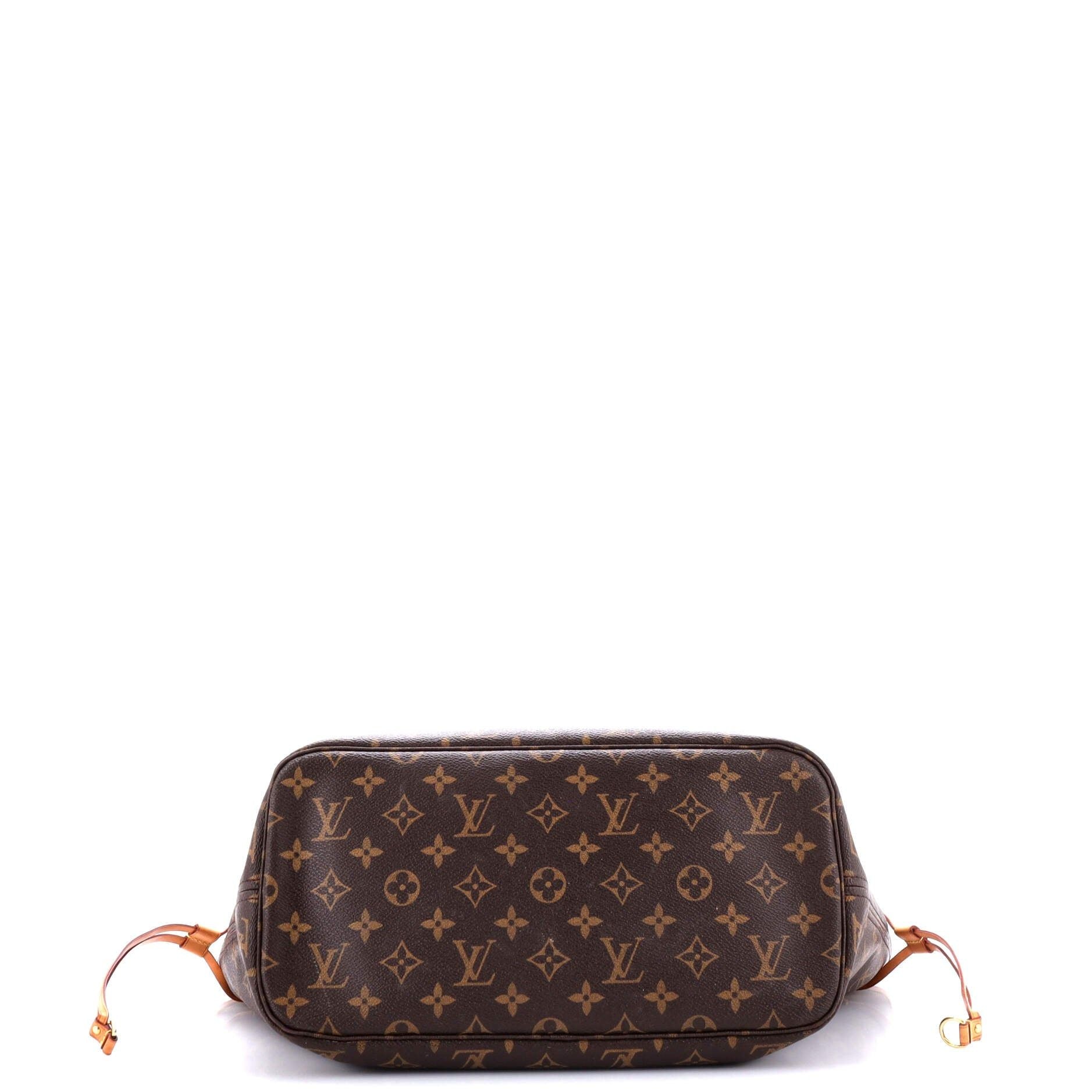 Louis Vuitton Neverfull Nm Tote Monogram Canvas Mm