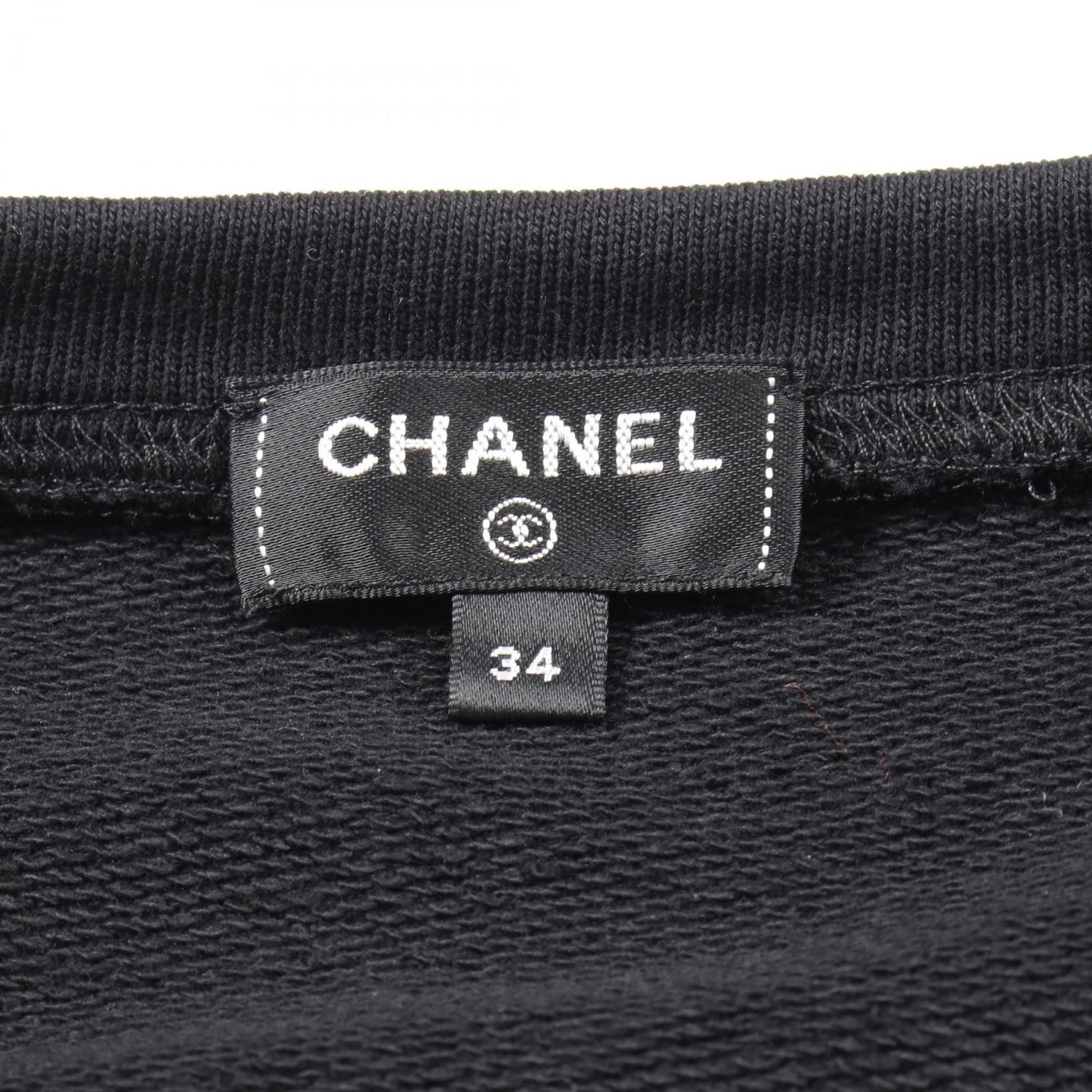 Chanel Black T-shirt Cotton P 71283v 6207721b