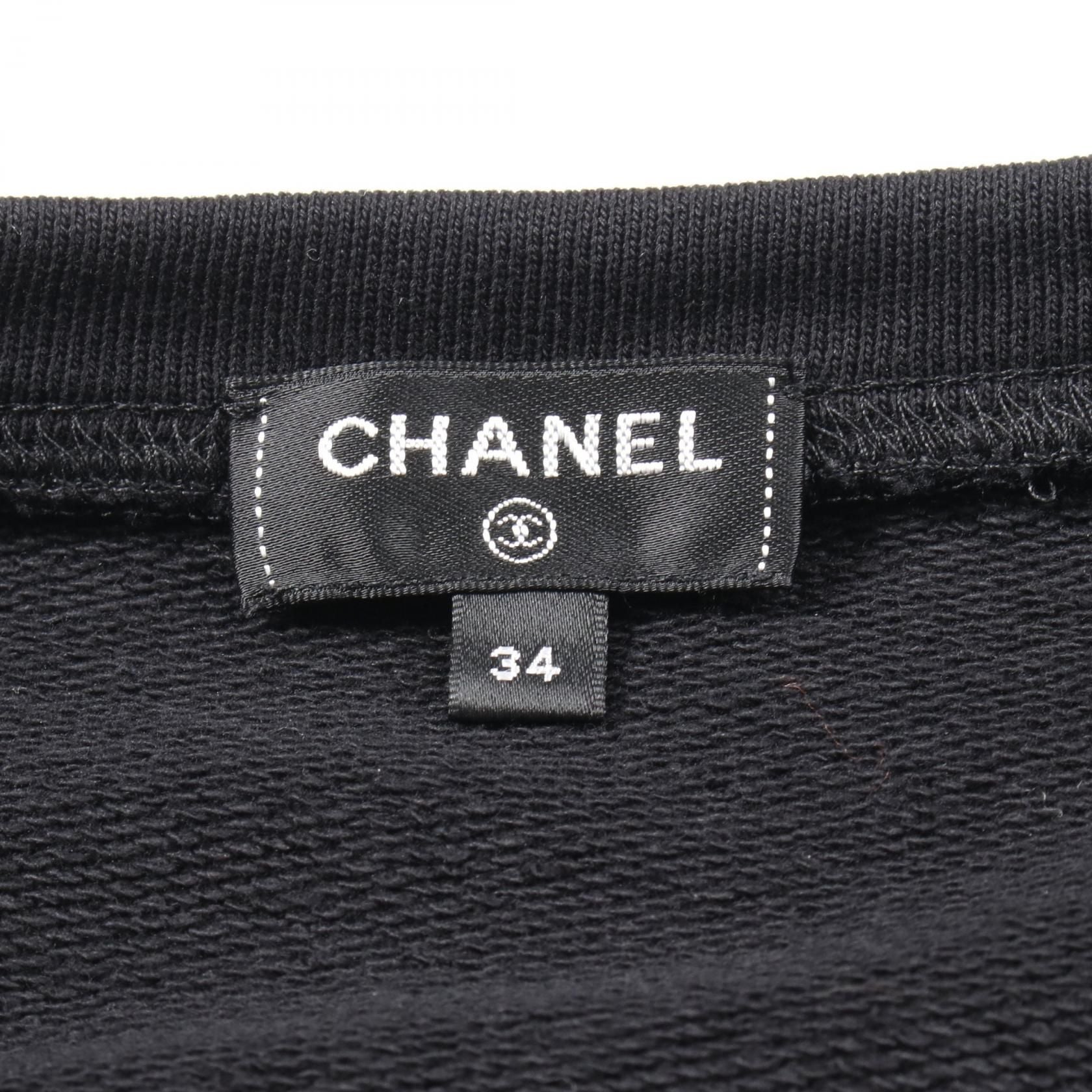 Chanel Black T-shirt Cotton P 71283v 6207721b