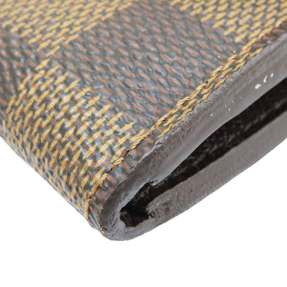 Louis Vuitton Emilie Wallet Damier Ebene Canvas N 63019