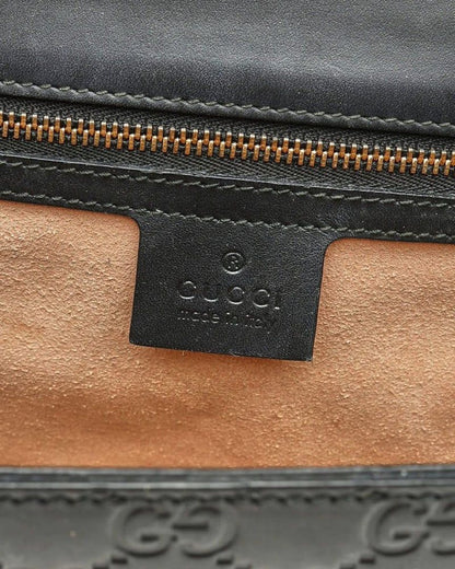 Gucci Medium Guccissima Padlock Bag