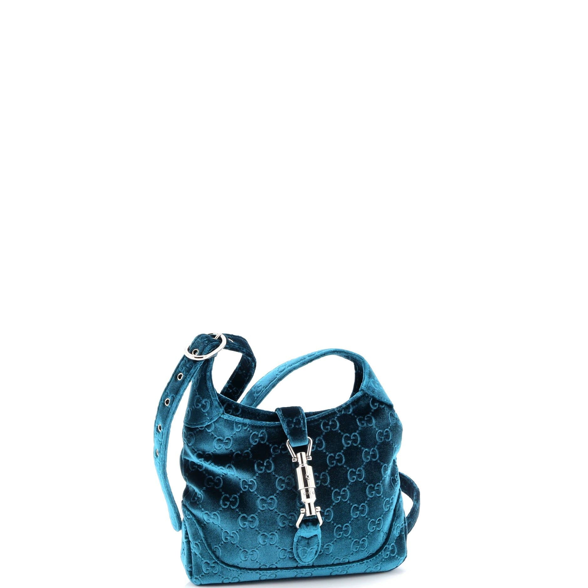 Gucci Jackie 1961 Hobo Gg Velvet Small