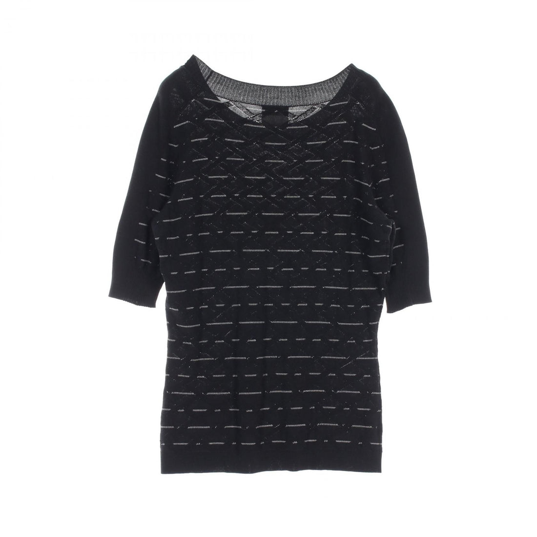 Chanel Black Knit Cotton P 47893k 06108