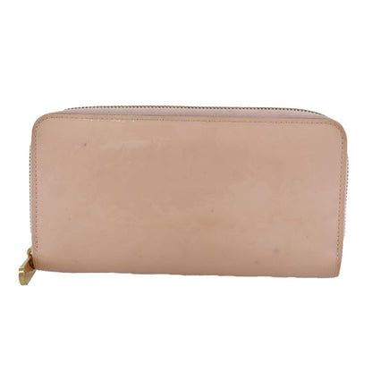 Louis Vuitton Vernis Zippy Wallet Rose Valerine M 93522 Lv Auth