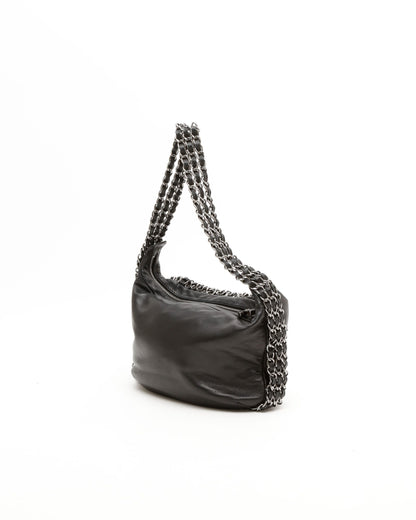 Chanel Triple Chain Hobo Bag