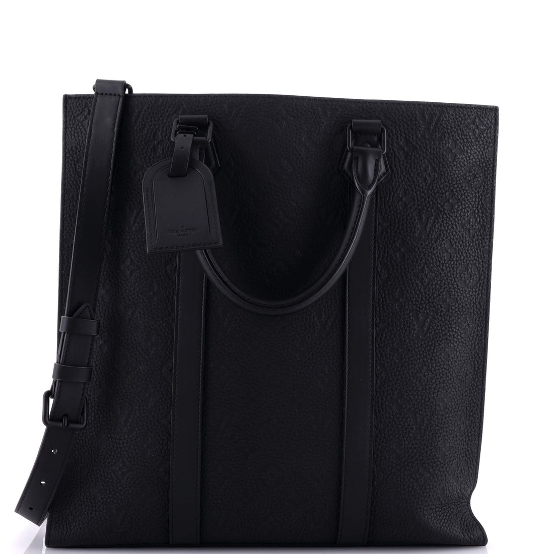 Louis Vuitton Sac Plat Nv Bag Monogram Taurillon Leather