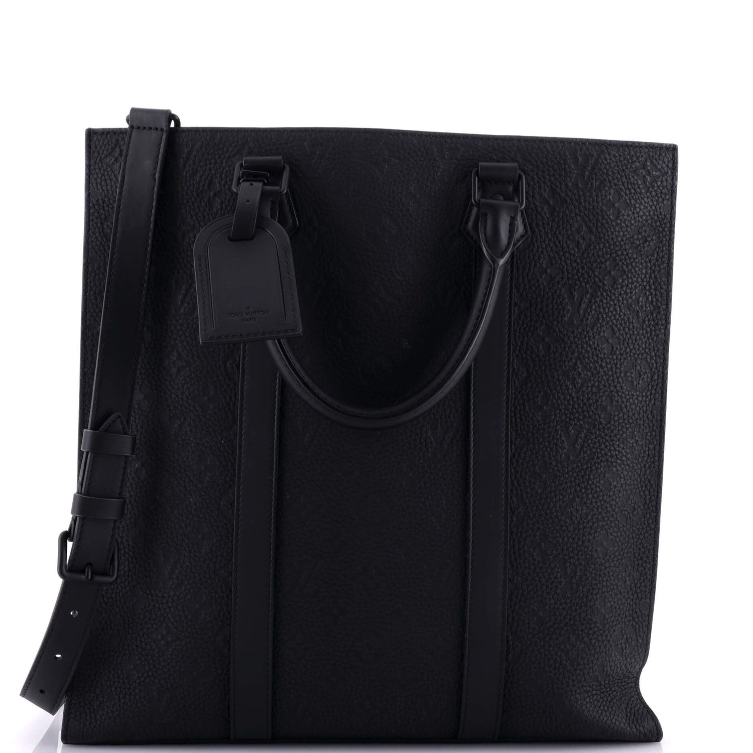 Louis Vuitton Sac Plat Nv Bag Monogram Taurillon Leather