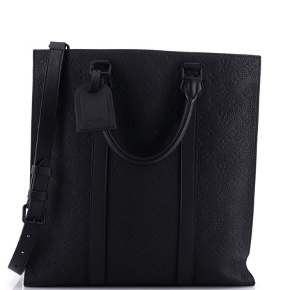 Louis Vuitton Sac Plat Nv Bag Monogram Taurillon Leather