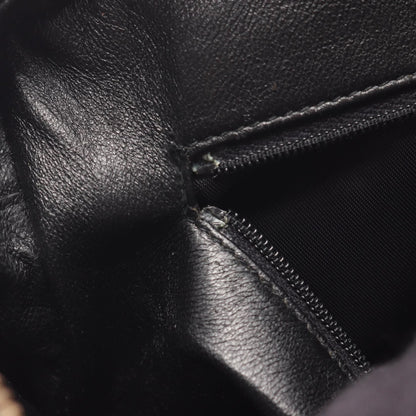 Chanel Black Matelasse Shoulder Bag Lambskin (sheep Leather)