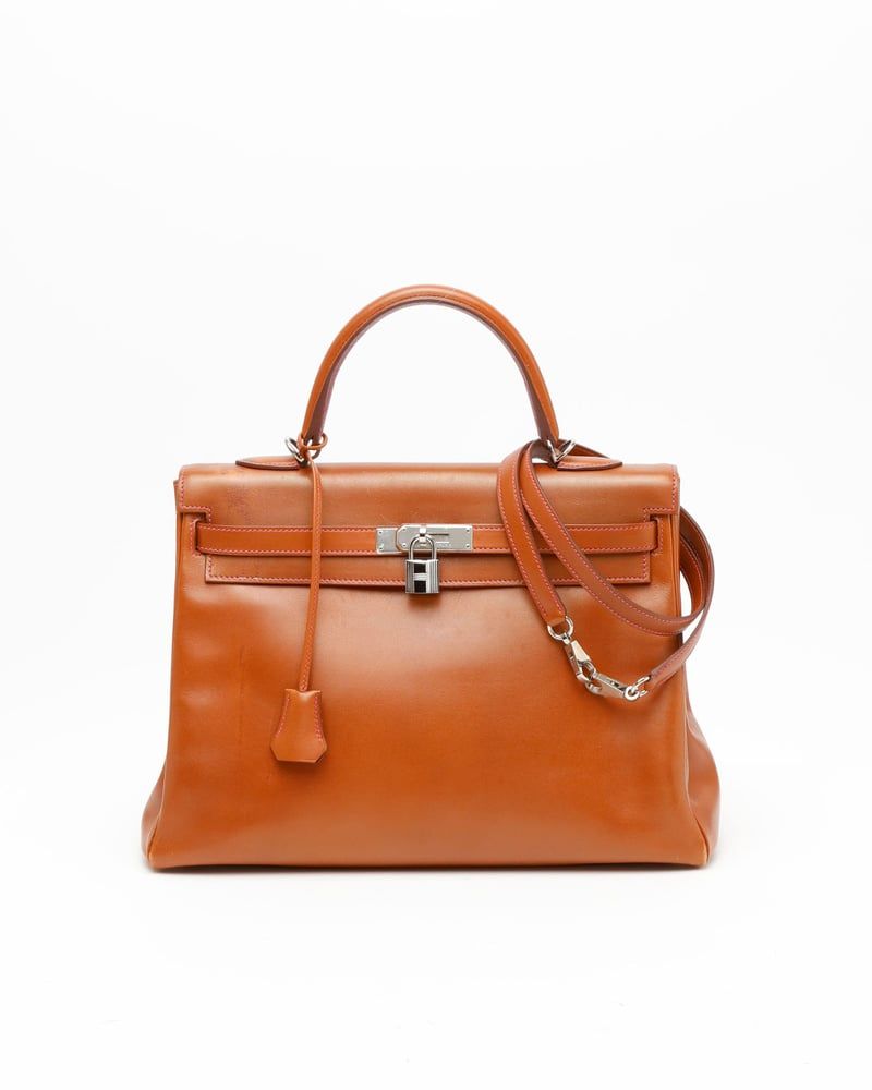 Hermes Kelly 35 Retourne Swift Bag