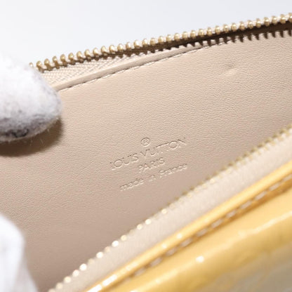 Louis Vuitton Vernis Motto Accessory Pouch Beige M 91136 Lv Auth