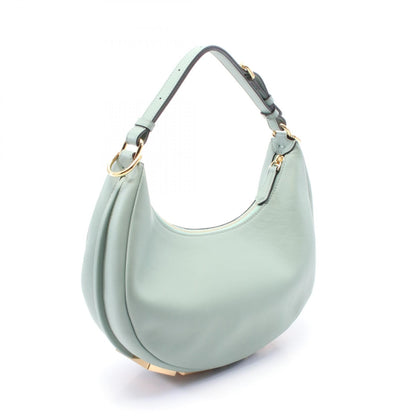 Fendi Handbag Green Leather 8br 798