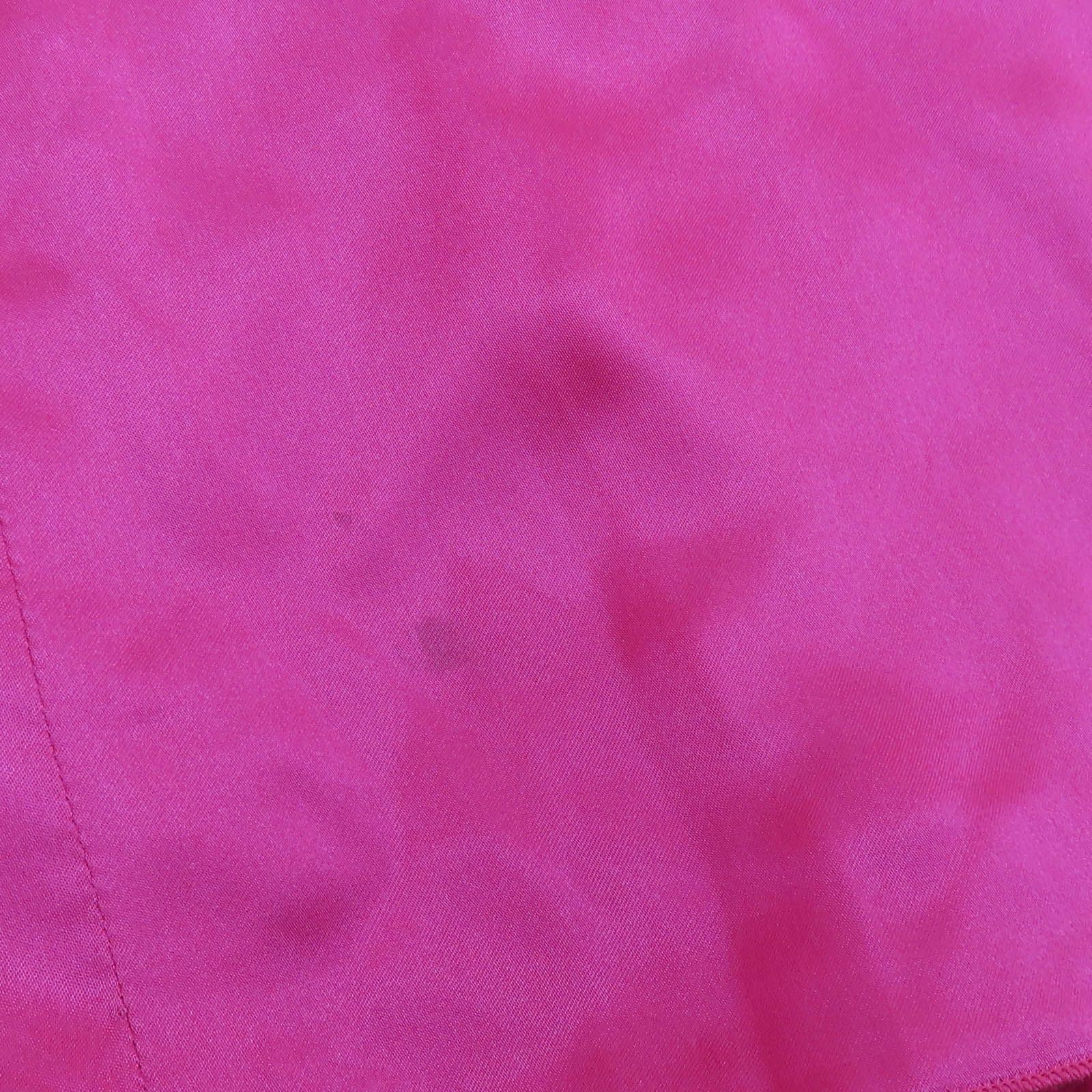 Chanel Pink Flannel Silk Skirt 36