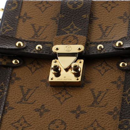 Louis Vuitton Vertical Trunk Pochette Reverse Monogram Canvas