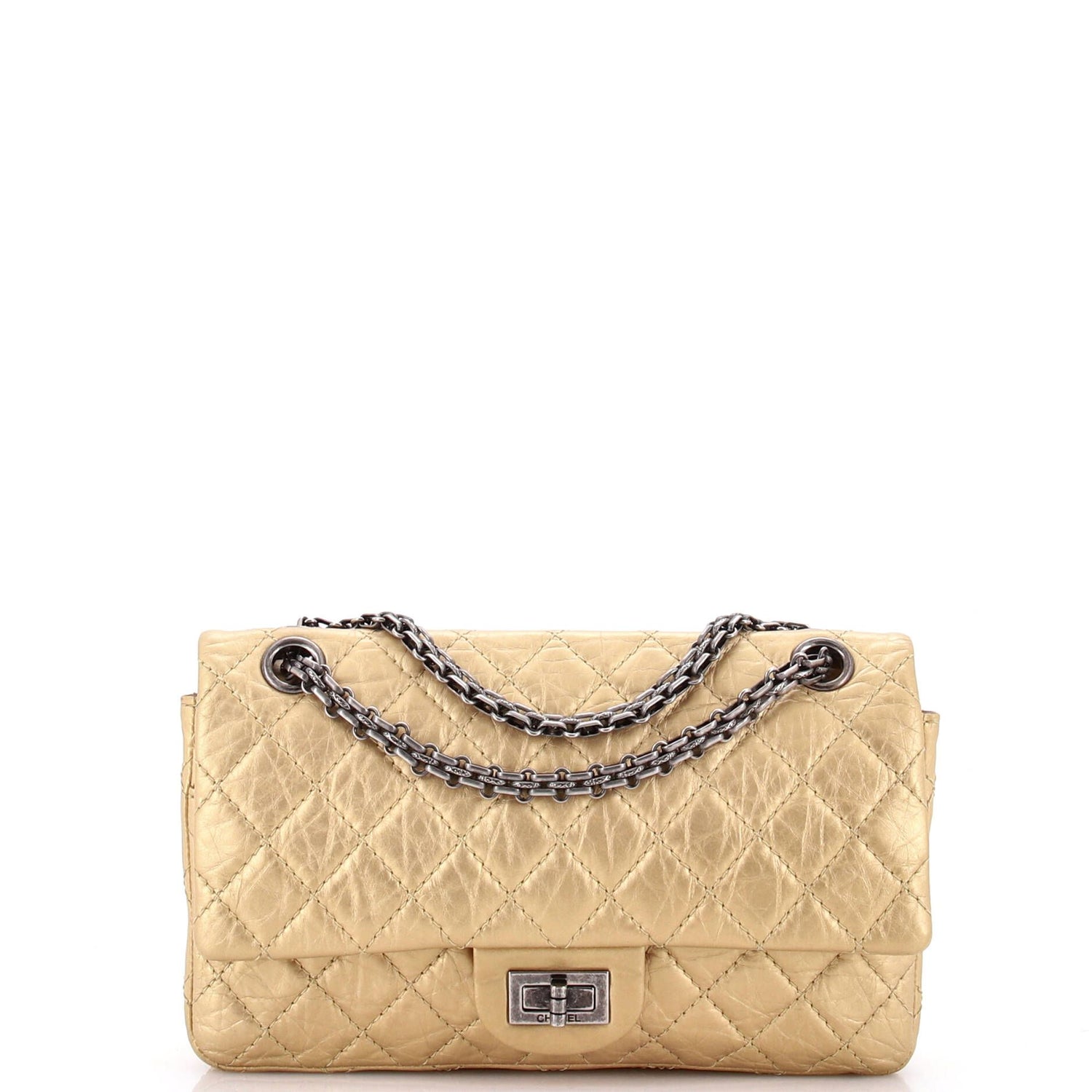Chanel Reissue 2.55 Flap Bag Quilted Aged Calfskin 225