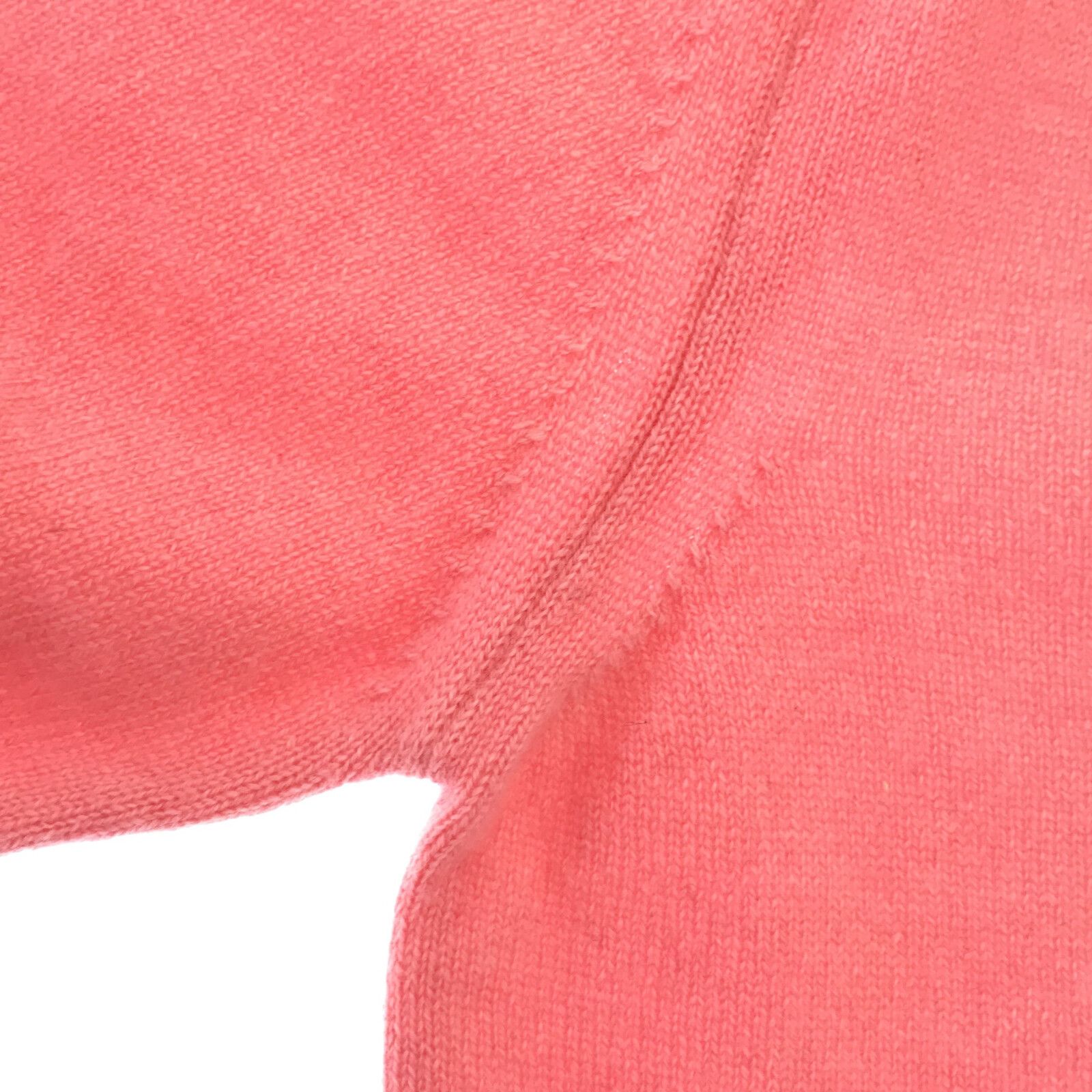 Chanel V-neck Sweater Knitwear P 40780k 02896 Cashmere Pink 