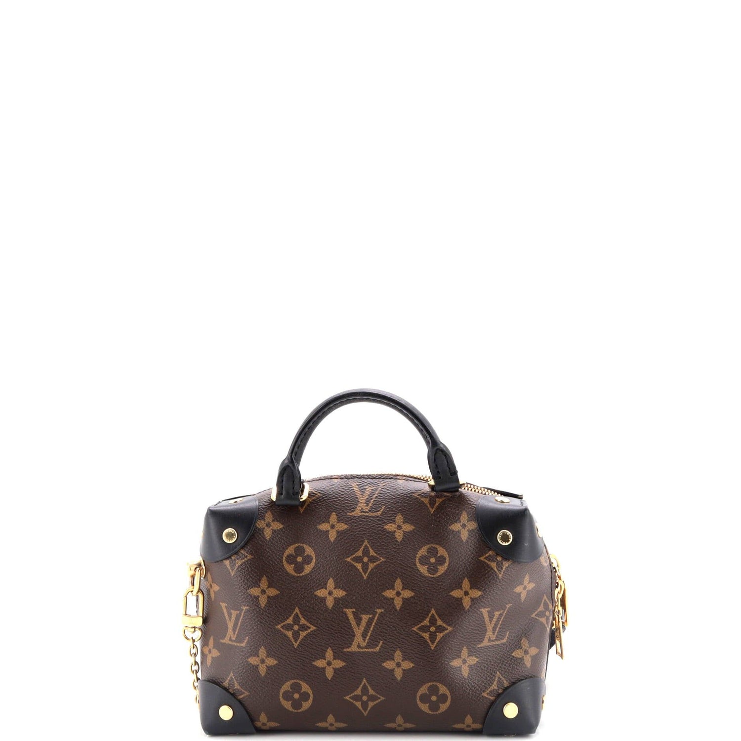 Louis Vuitton Petite Malle Souple Handbag Monogram Canvas