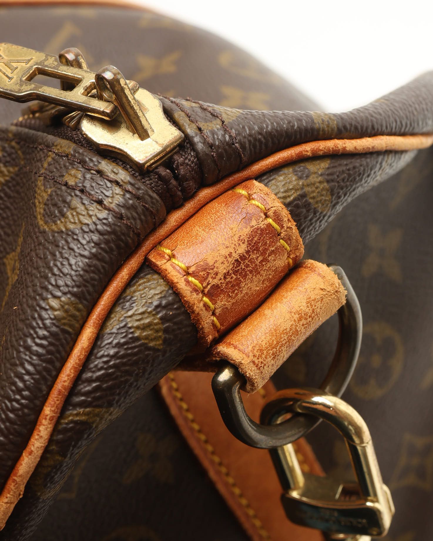 Louis Vuitton Monogram Keepall Bandoliered 50 Weekend Bag