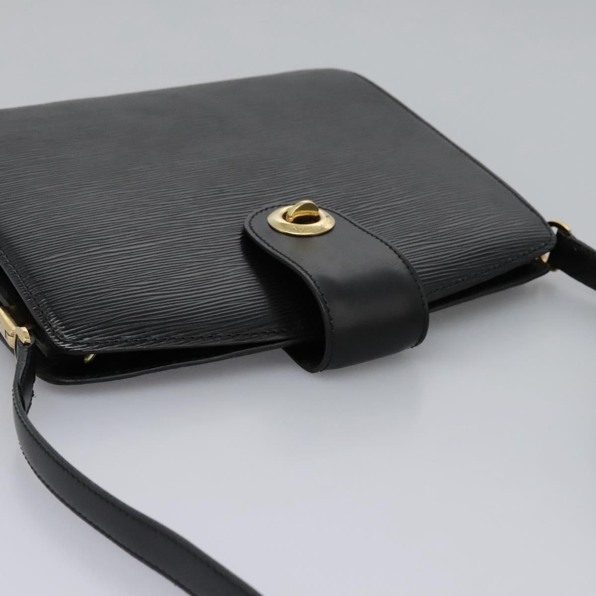 Louis Vuitton Epi Capuchin Shoulder Bag Black M 52342 Lv Auth