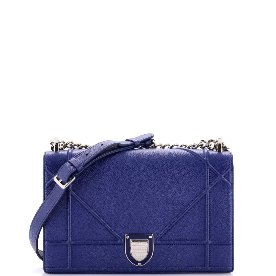 Christian Dior Diorama Flap Bag Grained Calfskin Small