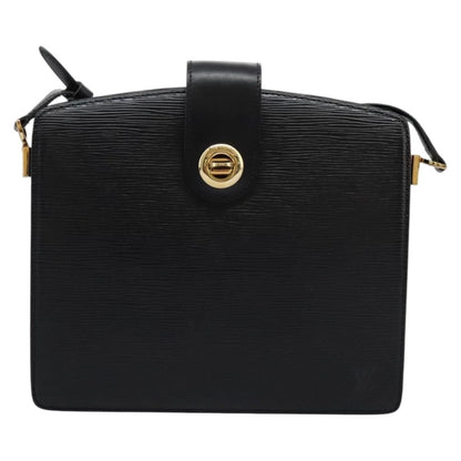 Louis Vuitton Epi Capuchin Shoulder Bag Black M 52342 Lv Auth