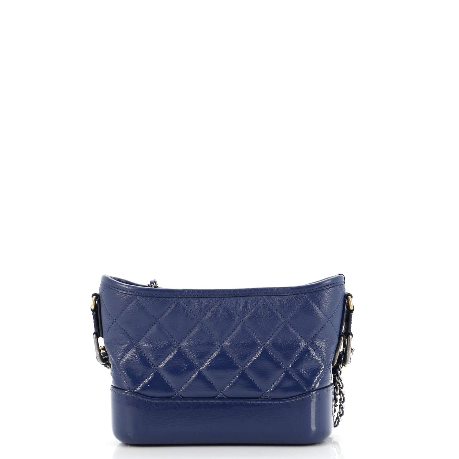 Chanel Gabrielle Hobo Quilted Goatskin And Patent Small