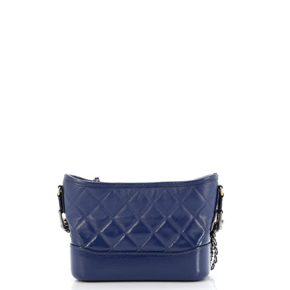 Chanel Gabrielle Hobo Quilted Goatskin And Patent Small