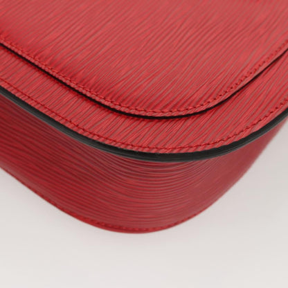 Louis Vuitton Epi Saint Cloud Gm Shoulder Bag Red M 52197 Lv Auth