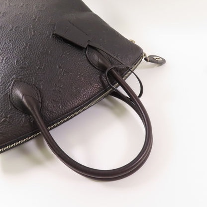 Louis Vuitton Cowhide Leather Revelation Lockit Ginpaku Handmade Bag Black Blk Handbag M 40771