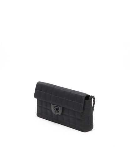 Chanel East West Chocolate Bar Shoulder Bag