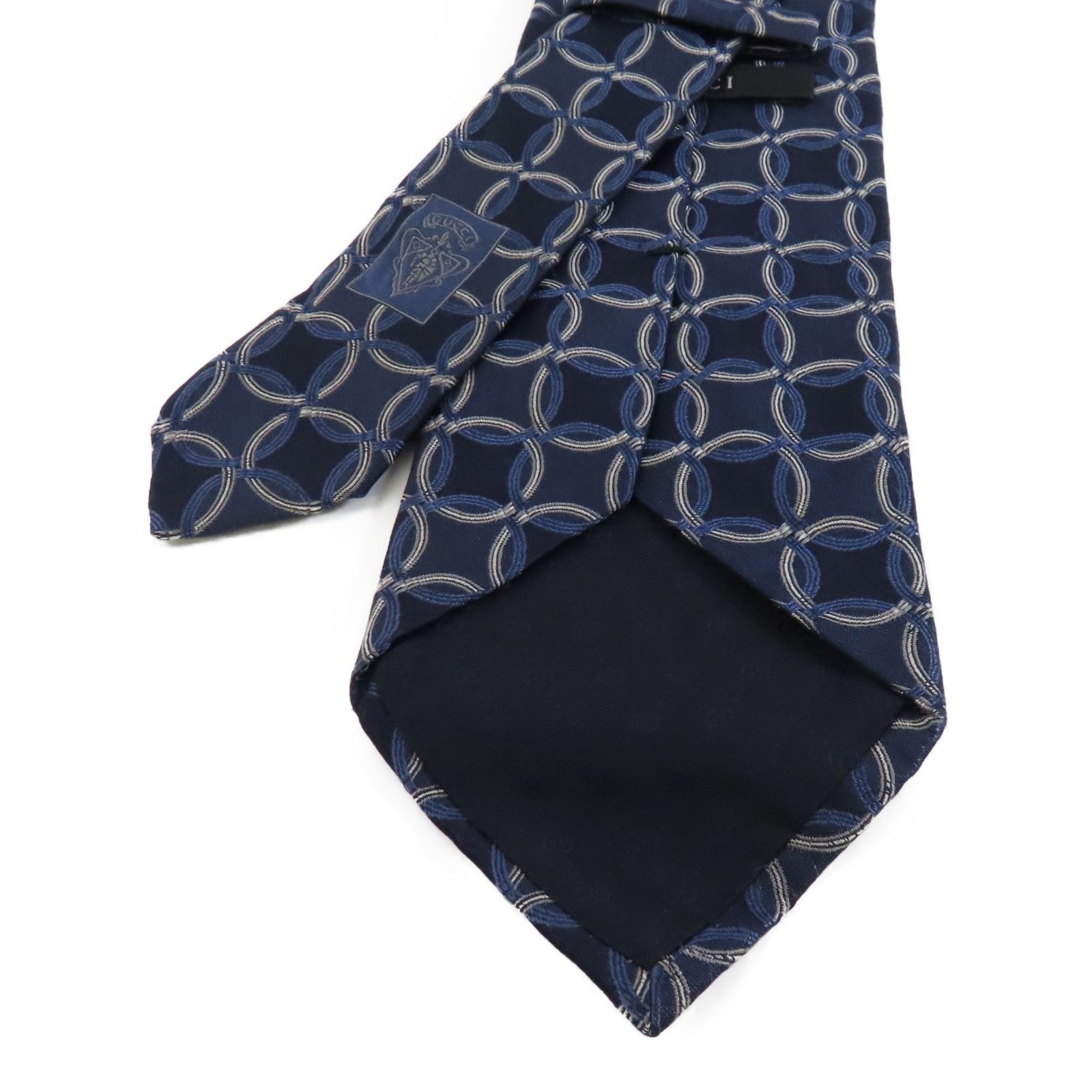 Gucci Silk Tie Territory Indigo Tie Blue Silk